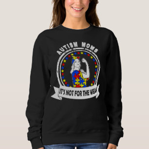 Sweatshirt Maman Puzzle Autisme enfant Ce n'est pas pour le f