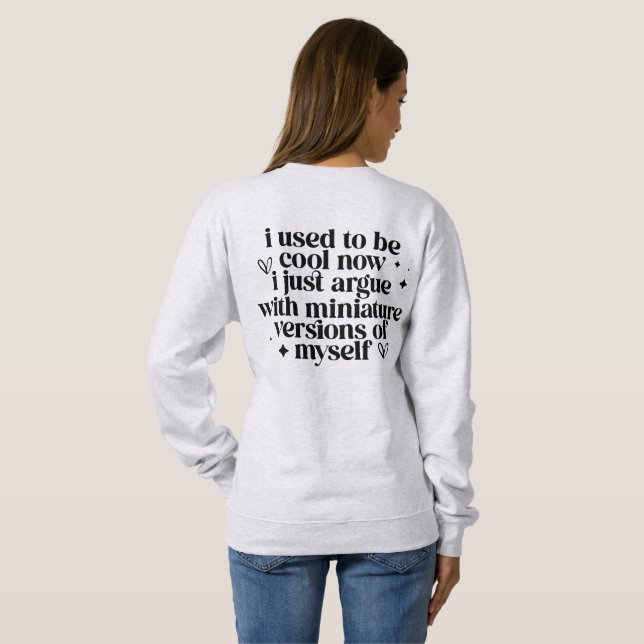 Sweatshirt Maman Vie (Dos entier)