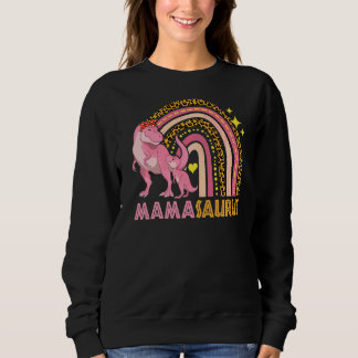Sweatshirt Mamasaurus Rex Dinosaur Maman Saurus Leopard arc-e