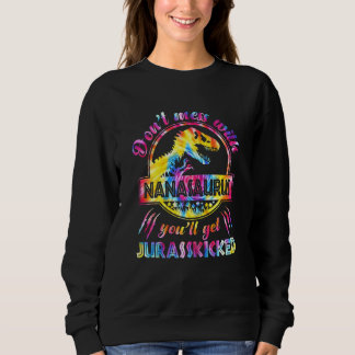 Sweatshirt Mamasaurus Rex Dinosaures Nanasaurus Famille