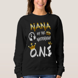 Sweatshirt Mamie Hip Hop Old School pour homme du Notorious O