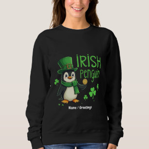 Sweatshirt Manchot Irlandais Un Mélange Chanceux d'Amusement,
