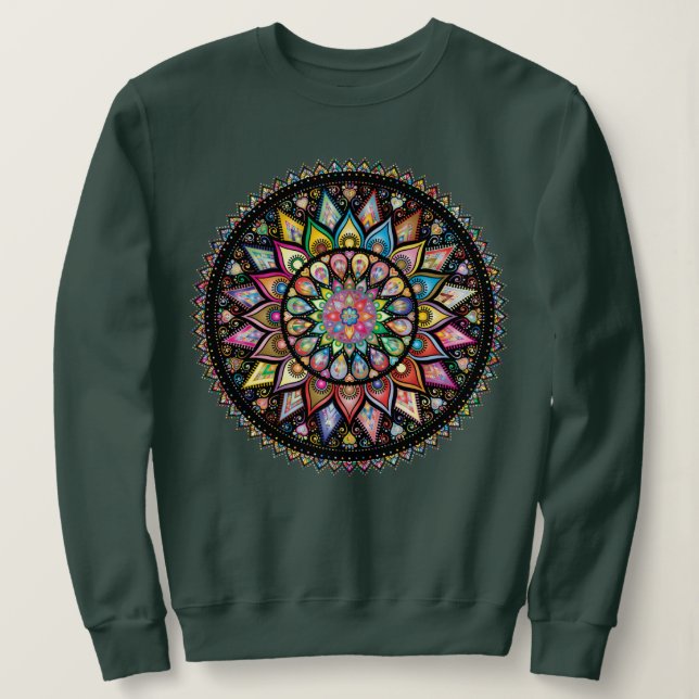 Sweatshirt Mandala (Design devant)