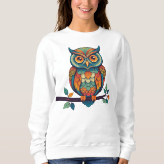 Sweatshirt Mandala Owl