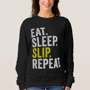 Sweatshirt Manger Dormir Glisser Répéter Cricket
