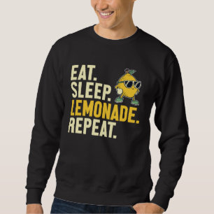 Sweatshirt Manger Dormir Limonade Répéter Carte de Visite Car