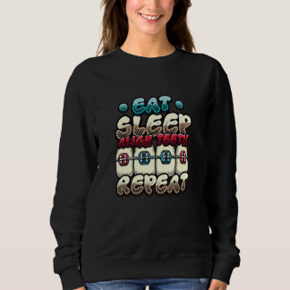 Sweatshirt Mangez le sommeil Aligner les dents Répéter Orthod