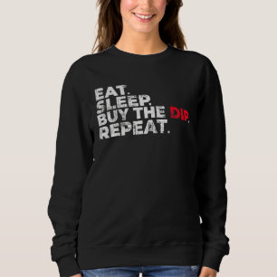 Sweatshirt Mangez Sleep Achetez La Planche Répétez Crypto Tra