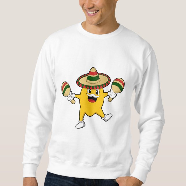 Sweatshirt Mango comme musicien avec Maraca (Devant)