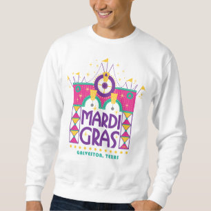 Sweatshirt Mardi Gras Arch, Galveston, Texas