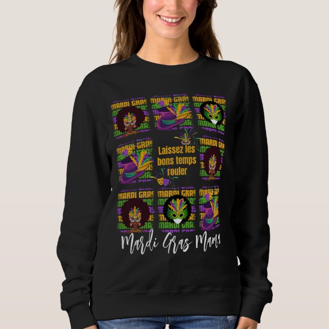 Sweatshirt MARDI GRAS Mama (Devant)