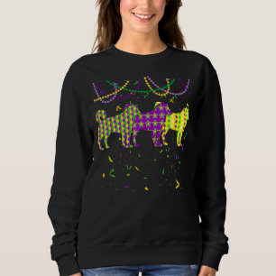 Sweatshirt Mardi Gras Sibérien Husky Dog Festival Chien Chien