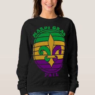 Sweatshirt Mardi Gras Yall Fleur De Lis