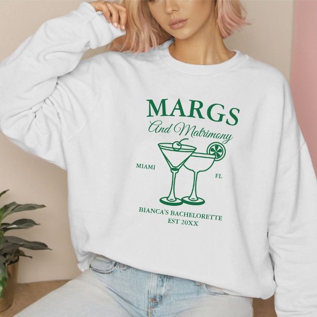 Sweatshirt Marges et Matrimony Beach Bachelorette party (Créateur téléchargé)