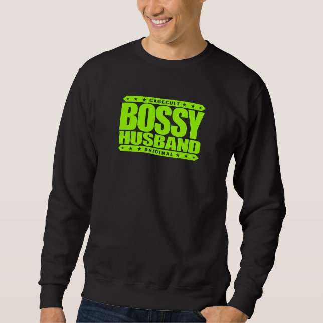 Sweatshirt MARI AUTORITAIRE - habitant de caverne d'homme et (Devant)