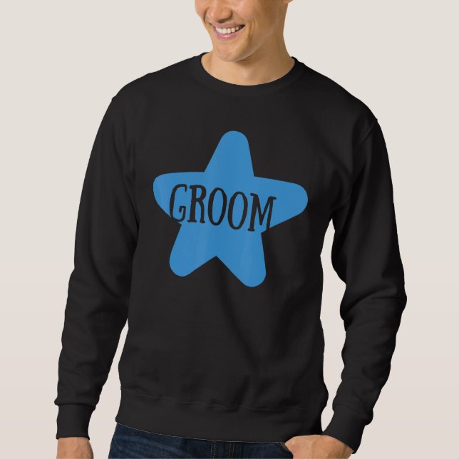 Sweatshirt Marié Cadeau de fiançailles Mariage Party Matching (Devant)
