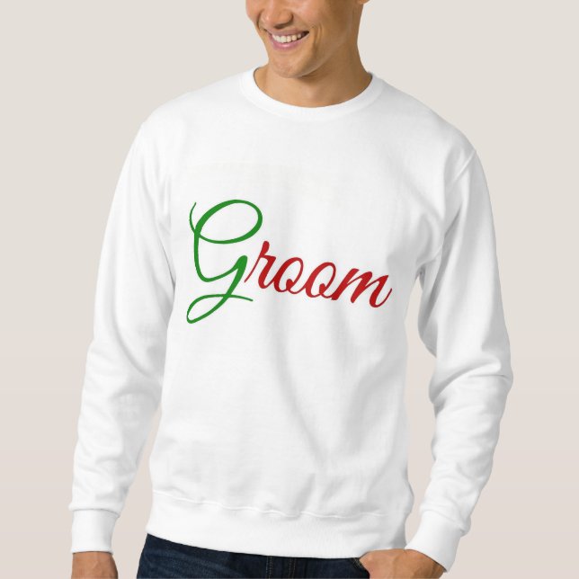 Sweatshirt Marié de Noël (Devant)