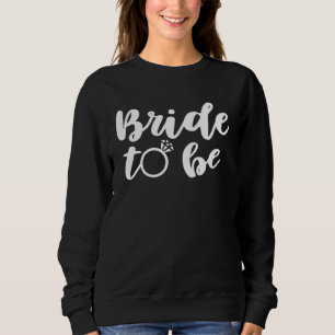 Sweatshirt Mariée À Être Mignonne Correspondant Pour Enterrem