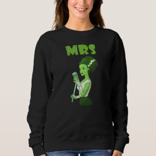 Sweatshirt Mariée de Frankenstein Halloween Couple Assorti