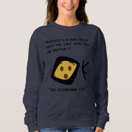 Sweatshirt Marine 'Awestruck' Basique Boomerangé