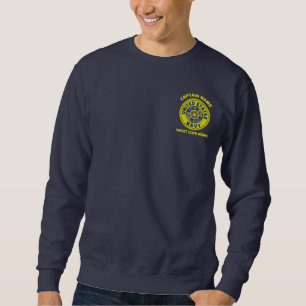 Sweatshirt marine bleu Ancre capitaine nautique naviguer été