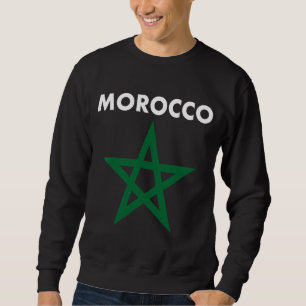 Sweatshirt Maroc Drapeau Le Drapeau Du Maroc Pour Hommes & Fe