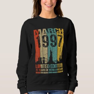 Sweatshirt Mars 1997 25 Ans D'Être Impressionnant