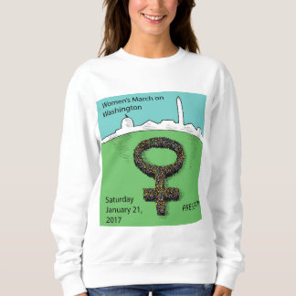 Sweatshirt Mars des femmes sur le Washington DC