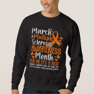 Sweatshirt Mars est la sclérose en plaques Mois de sensibilis