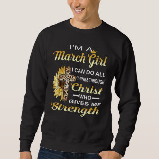 Sweatshirt Mars Fille Fleur d'anniversaire peut faire des cho