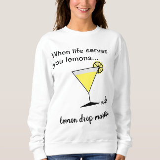 Sweatshirt Martini à la goutte de citron vert