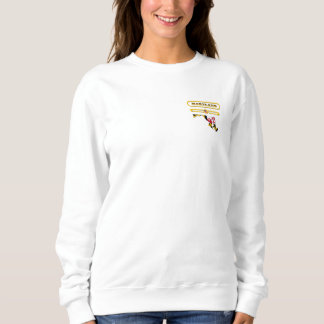 SWEATSHIRT MARYLAND MAP, MARYLAND, USA. SAMER BRASIL