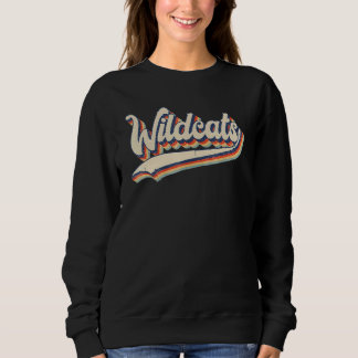 Sweatshirt Mascotte d'esprit d'équipe scolaire des Wildcats