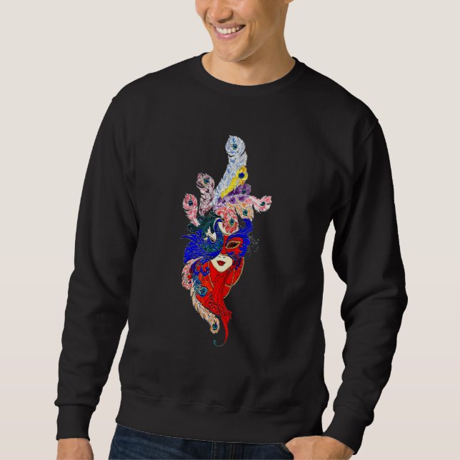 Sweatshirt Masque Peacock (Devant)
