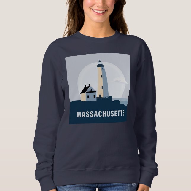 Sweatshirt Massachusetts, États-Unis d'Amérique (Devant)