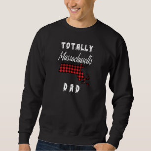 Sweatshirt MASSACHUSETTS TOTALEMENT PAPA Buffalo Plaid T-shir