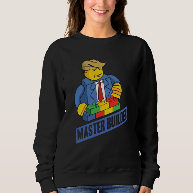 Sweatshirt Master Builder Building Blocks Men Women Youth  18 (Devant)
