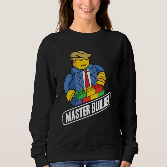 Sweatshirt Master Builder Building Blocks Men Women Youth  25 (Devant)