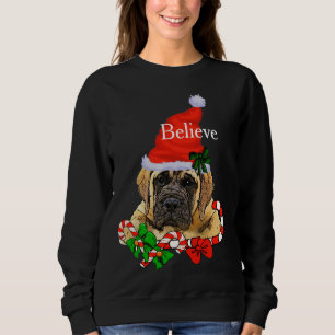 Sweatshirt Mastiff Joyeux Noël anglais