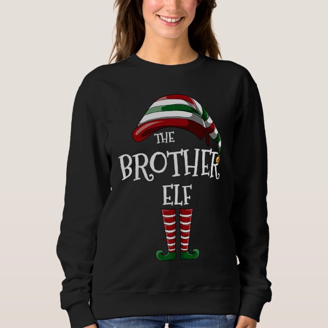 Sweatshirt Matching Family  The Brother Elf Christmas Group (Devant)