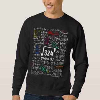 Sweatshirt Math Carré Racine 324 18 Anniversaire Dix-huitième