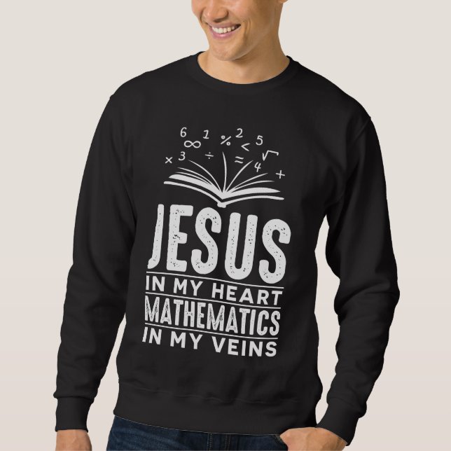 Sweatshirt Math Lover religieux - Science de la religion Chri (Devant)