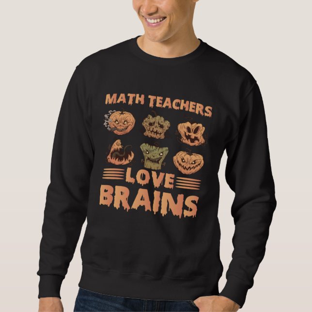 Sweatshirt Math Loves Brain (Devant)