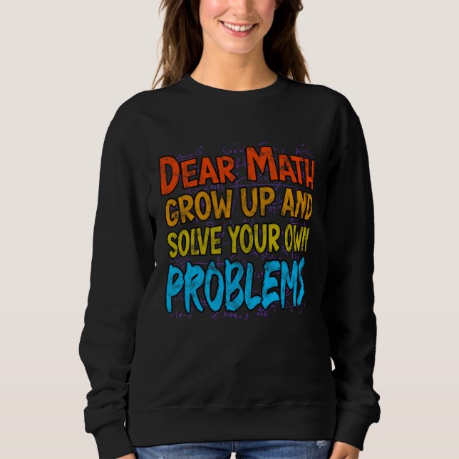 Sweatshirt Math Teacher Pi Men Women Mathematics Equation (Devant)
