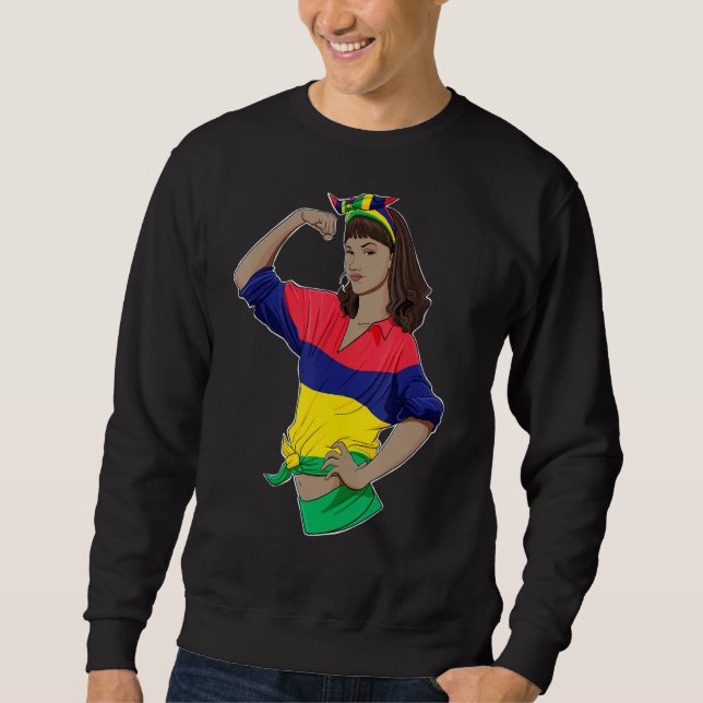 Sweatshirt Maurice Girl Incassable Maurice Patrimoine Maur (Devant)