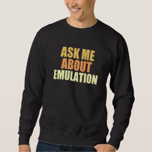 Sweatshirt Me Demander À Propos Emulation Retro Jeu Arcade Pi