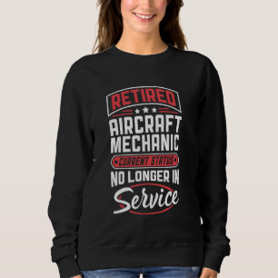 Sweatshirt Mécanique D'Aéronefs Retraités En Cours De Service