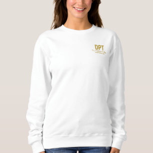 Sweatshirt Médecin DPT personnalisé de la thérapie physique C