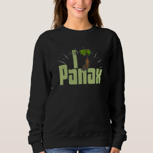 Sweatshirt Médecine végétale Panax végane végane Nourriture d