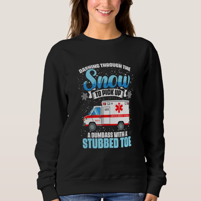 Sweatshirt Medic Emergency Medical Technician Ambulance EMT P (Devant)